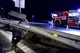 Wypadek na skrzyżowaniu ul. Żuławskiej z obwodnicą
