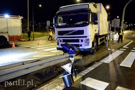 Wypadek na skrzyżowaniu ul. Żuławskiej z obwodnicą