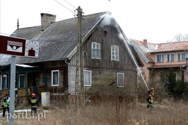 Pożar w Raczkach Elbląskich