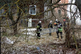 Pożar w Raczkach Elbląskich