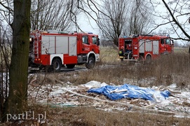 Pożar w Raczkach Elbląskich