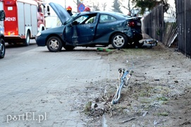 Demolka na Stawidłowej. Kierowca pod wpływem alkoholu