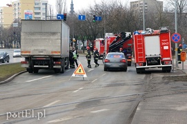 Wypadek na Grunwaldzkiej: dwie osoby w szpitalu