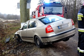 Wypadek na Fromborskiej: dwie osoby ranne