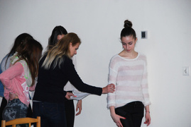 Były zdjęcia i przymiarki, przyszedł czas na choreografię