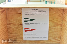 Elblążanie głosują, cisza trwa