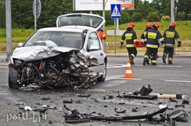 Poważny wypadek na ul. Żuławskiej. Dwie osoby ranne