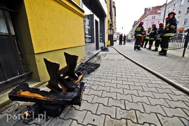 Pożar przy 1 Maja