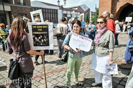 Protest w obronie ofiar gwałtów