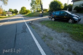Groźny wypadek motocyklisty
