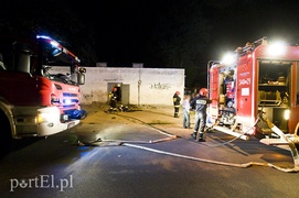 Pożar z awanturą w tle