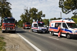 Kolizja przed obwodnicą, cztery osoby w szpitalu