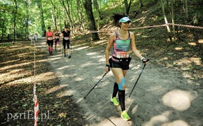 650 osób powędrowało z kijkami przez Bażantarnię