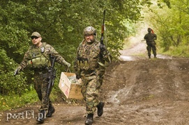Wymiana ognia w elbląskim lesie