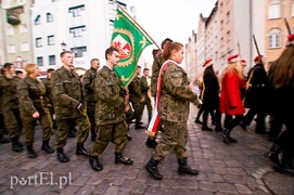 Podchorążowie wyszli na ulice Elbląga