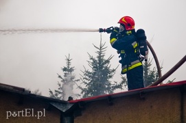 Pożar stolarni przy Łęczyckiej