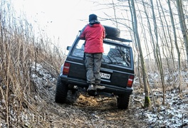 Na drodze nudno, ale jest off-road!