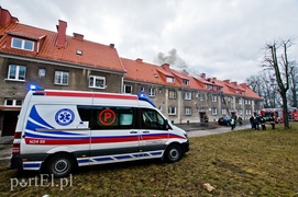 Pożar na Sadowej, mieszkańcy ewakuowani