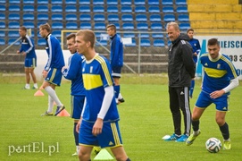 Pierwszy trening Olimpii