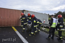 Tir zablokował ruch na siódemce