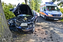 19-latka w audi uderzyła w drzewo