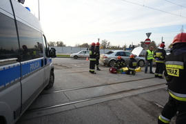 Renault zderzył się z tramwajem