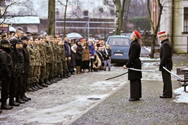 Maszerowali, jak kiedyś podchorążowie