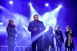 Elblążanie powitali 2017 rok