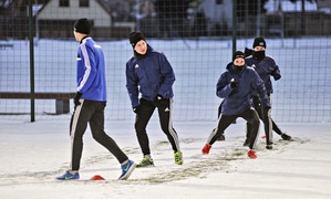 W śniegu i na mrozie, czyli pierwszy trening Olimpii