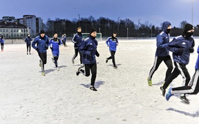 W śniegu i na mrozie, czyli pierwszy trening Olimpii