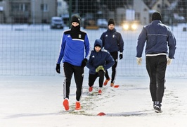 W śniegu i na mrozie, czyli pierwszy trening Olimpii