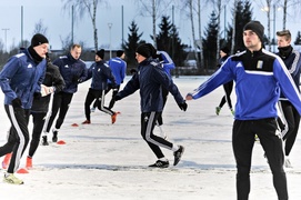 W śniegu i na mrozie, czyli pierwszy trening Olimpii