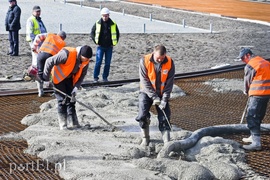 Na Agrykoli leją beton