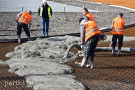 Na Agrykoli leją beton