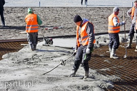Na Agrykoli leją beton