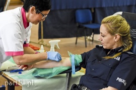 W komendzie polała się krew