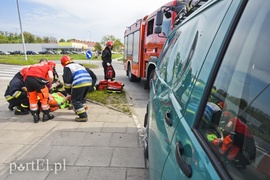 Rowerzysta potrącony na skrzyżowaniu ul. Łęczyckiej i Rawskiej