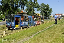 Tramwaj wypadł z torów