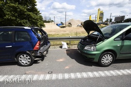 Rodzinna stłuczka na obwodnicy