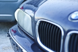 Pożar bmw przy ul. Kossaka