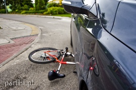 Potrącenie rowerzysty