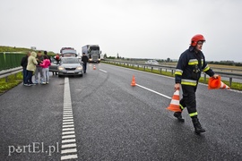 Kolizja przy holowaniu na S7