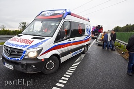 Kolizja przy holowaniu na S7