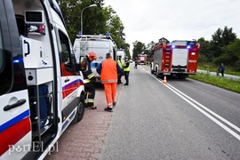 Dachował mercedesem na Fromborskiej