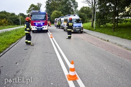 Dachował mercedesem na Fromborskiej