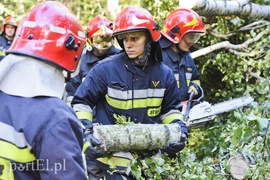 Strażacy kontra żywioł. Wielkie ćwiczenia we Fromborku