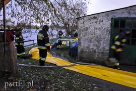 Przybywa wody w Kumieli i rzece Elbląg  (aktualizacja) 