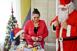 Strażacy wpadli do Angeliki ze świąteczną wizytą