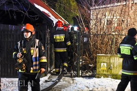 Pożar domku jednorodzinnego przy ul. Niborskiej