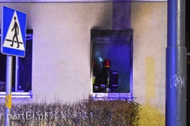 Pożar na Browarnej. Spłonęło mieszkanie